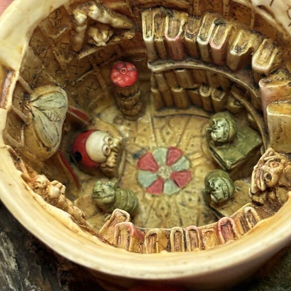 Harmony Garden Mushroom Royal Watch  1998 vintage figurine Lord Byron - Picture 13 of 14